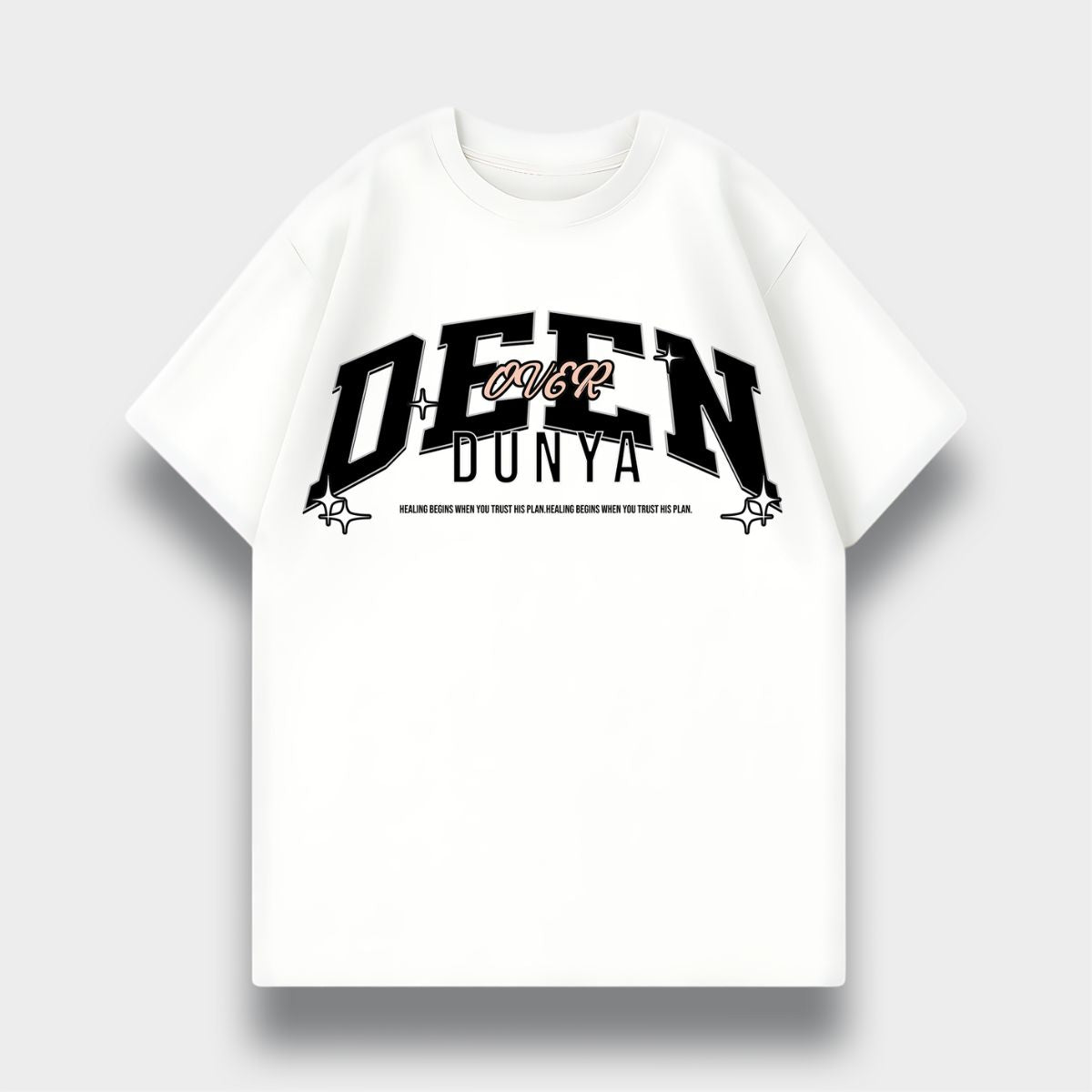 DEEN OVER DUNYA OVERSIZED T-SHIRT