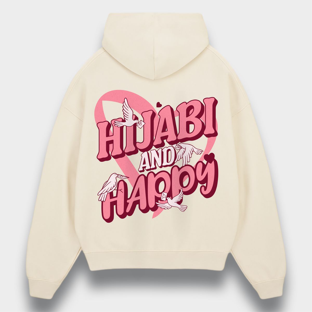 HIJABI & HAPPY OVERSIZED HOODIE