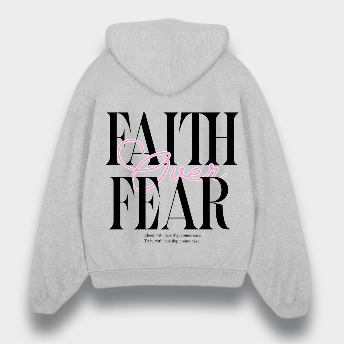 FAITH OVER FEAR HEAVY ZIPPER
