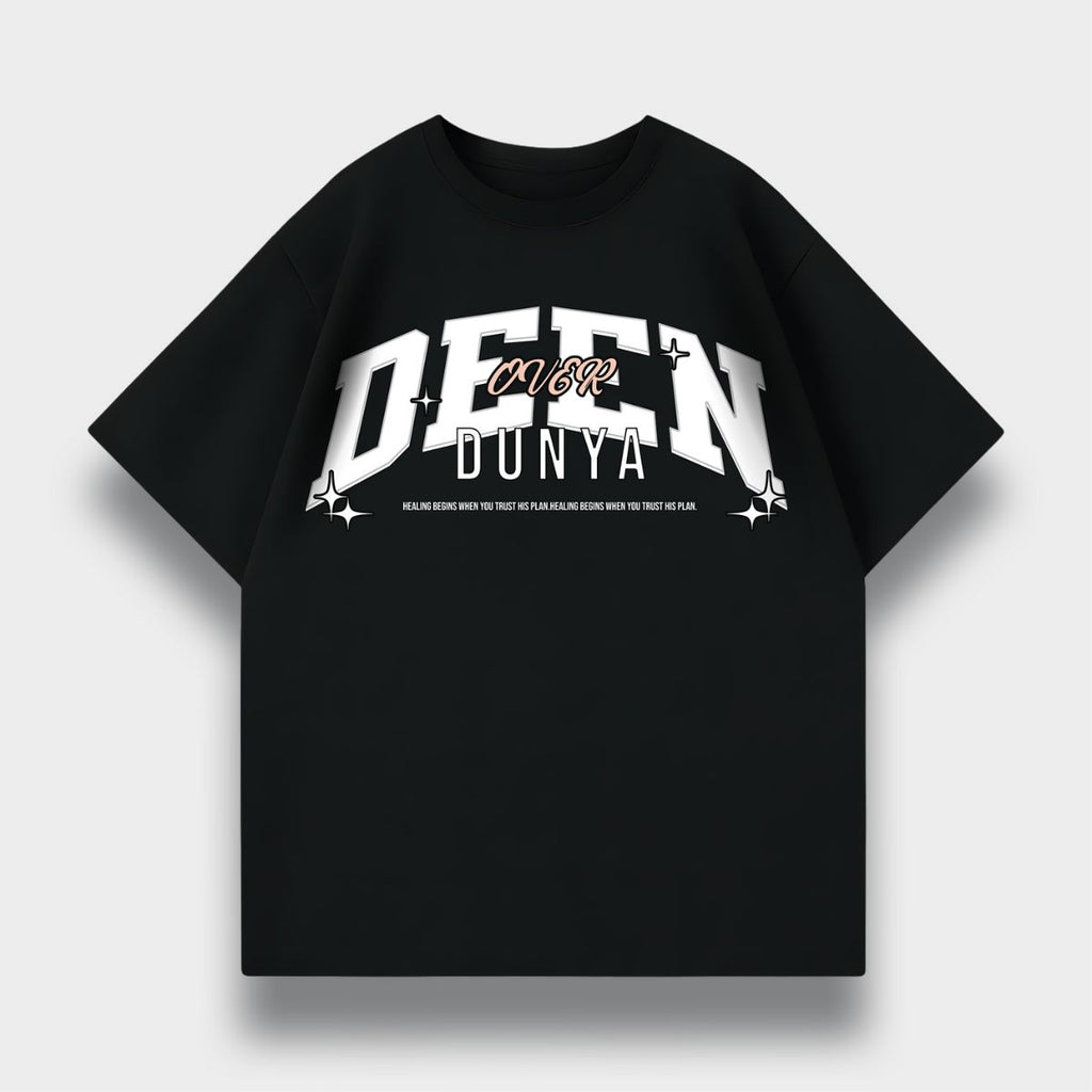 DEEN OVER DUNYA OVERSIZED T-SHIRT
