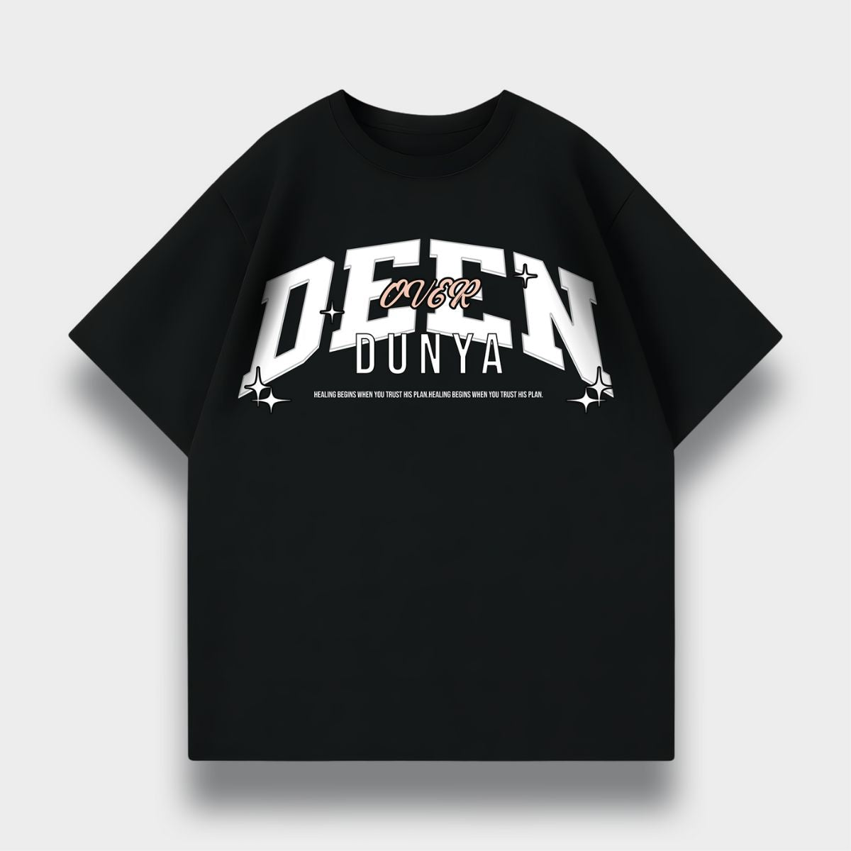 DEEN OVER DUNYA OVERSIZED T-SHIRT