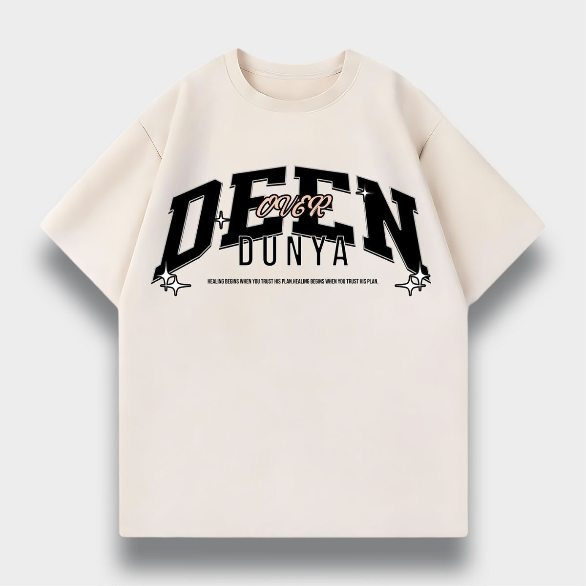 DEEN OVER DUNYA OVERSIZED T-SHIRT