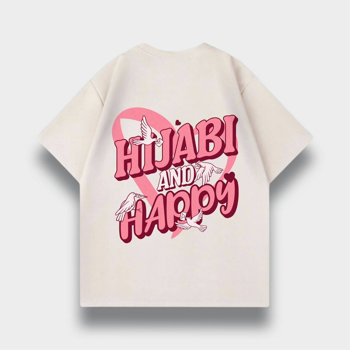 HIJABI & HAPPY OVERSIZED T-SHIRT