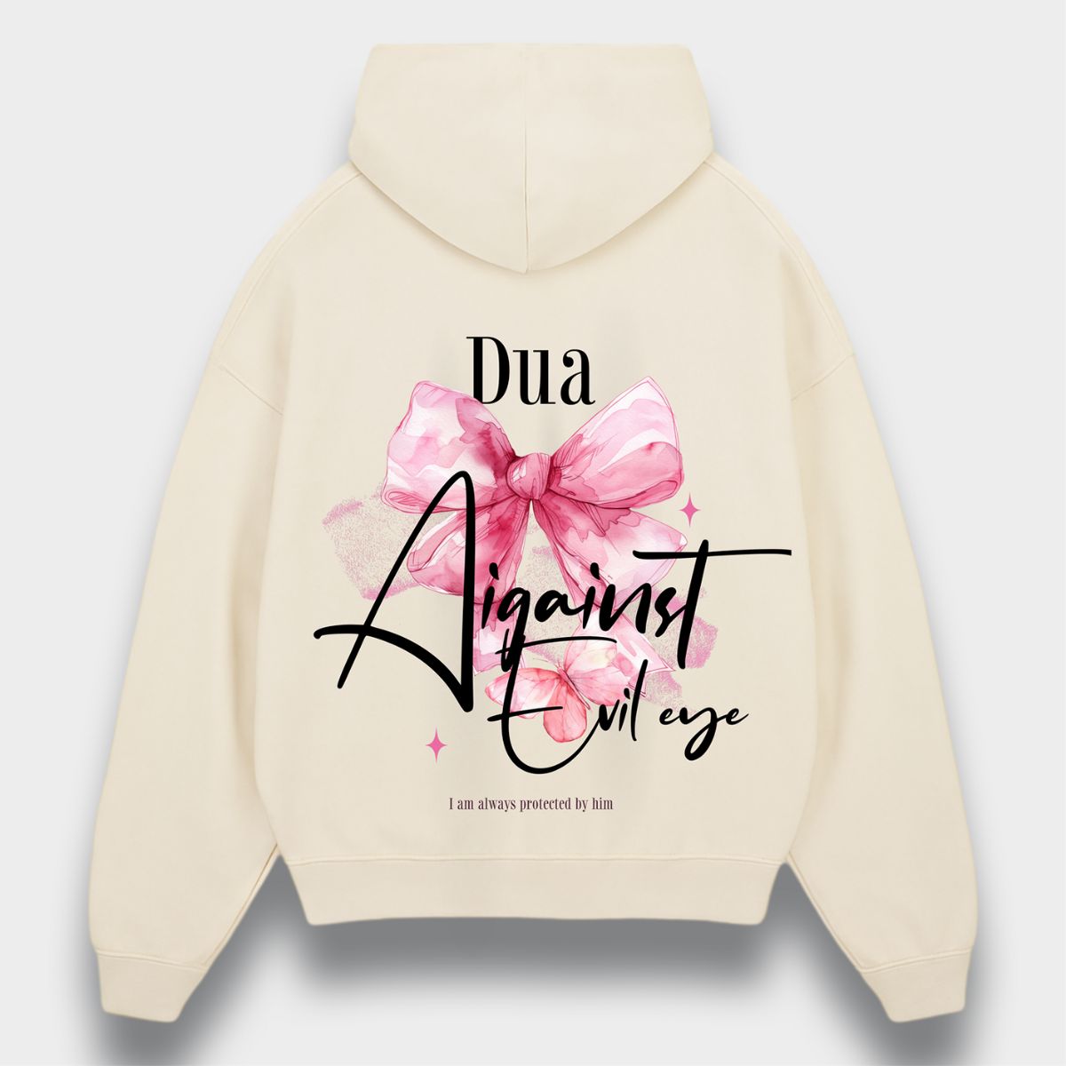 DUA AIGAINST EVIL EYE OVERSIZED HOODIE
