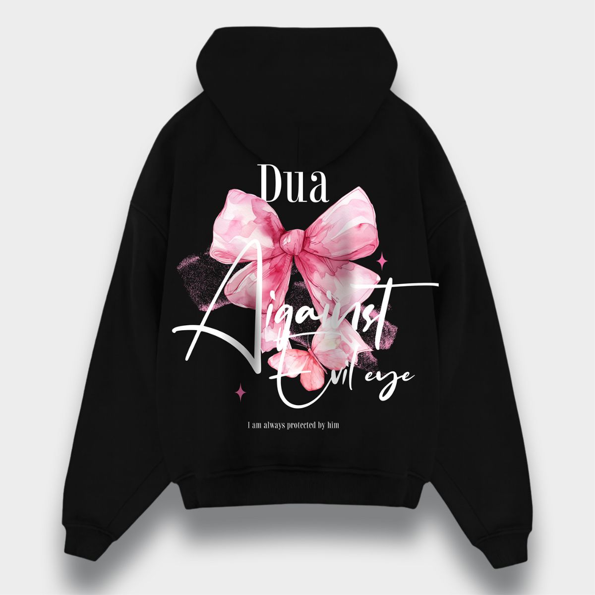 DUA AIGAINST EVIL EYE OVERSIZED HOODIE