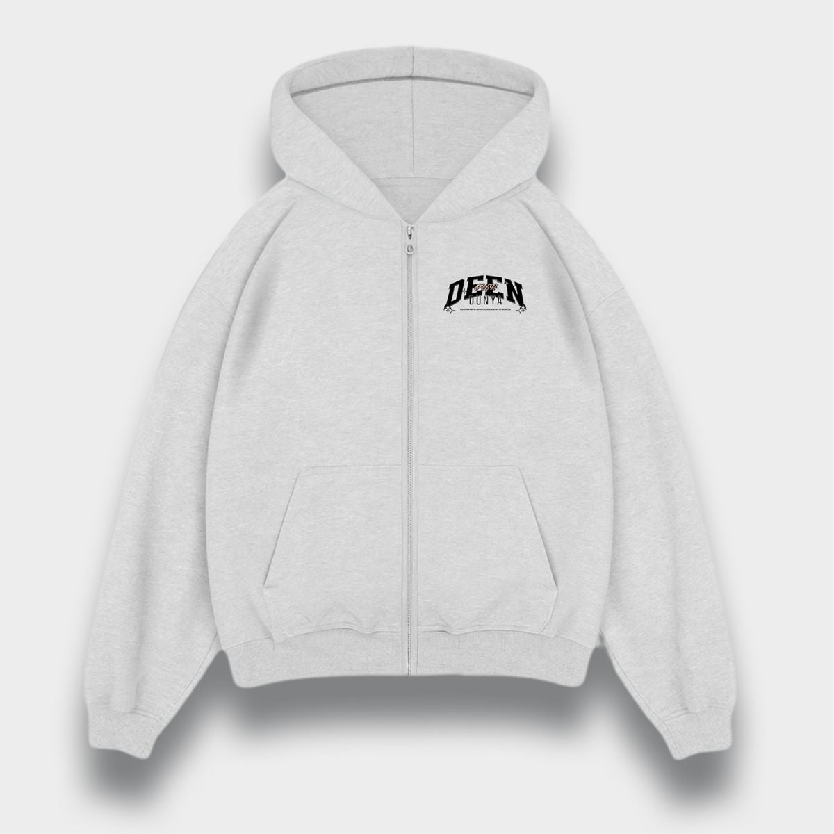 DEEN OVER DUNYA HEAVY ZIPPER