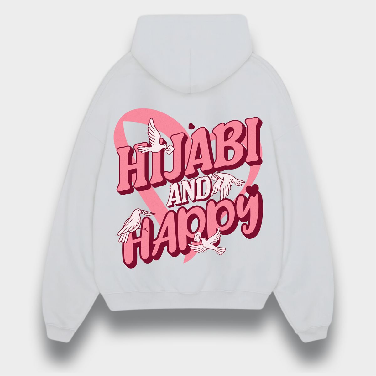 HIJABI & HAPPY OVERSIZED HOODIE