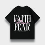 FAITH OVER FEAR OVERSIZED T-SHIRT