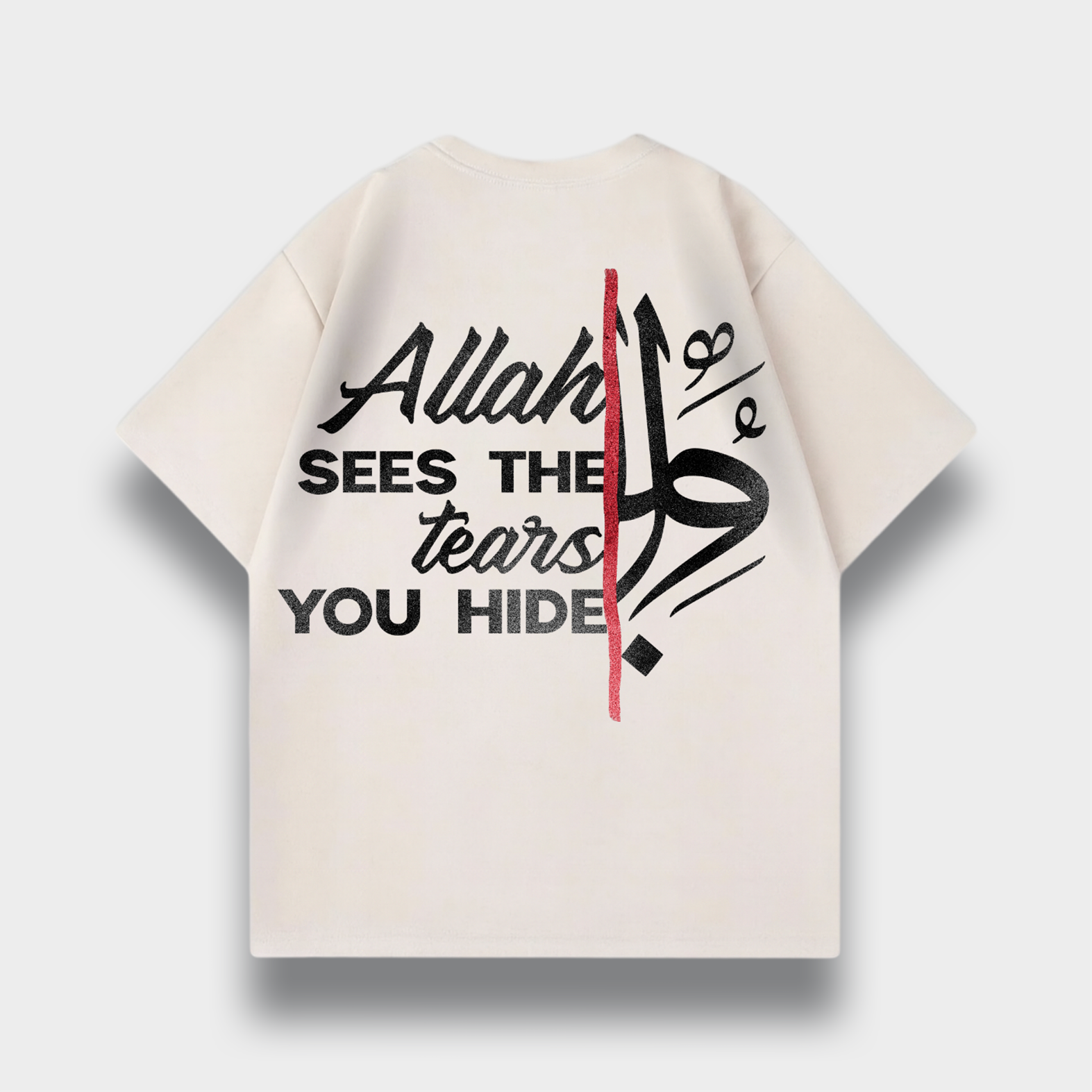 TEARS YOU HIDE OVERSIZED T-SHIRT