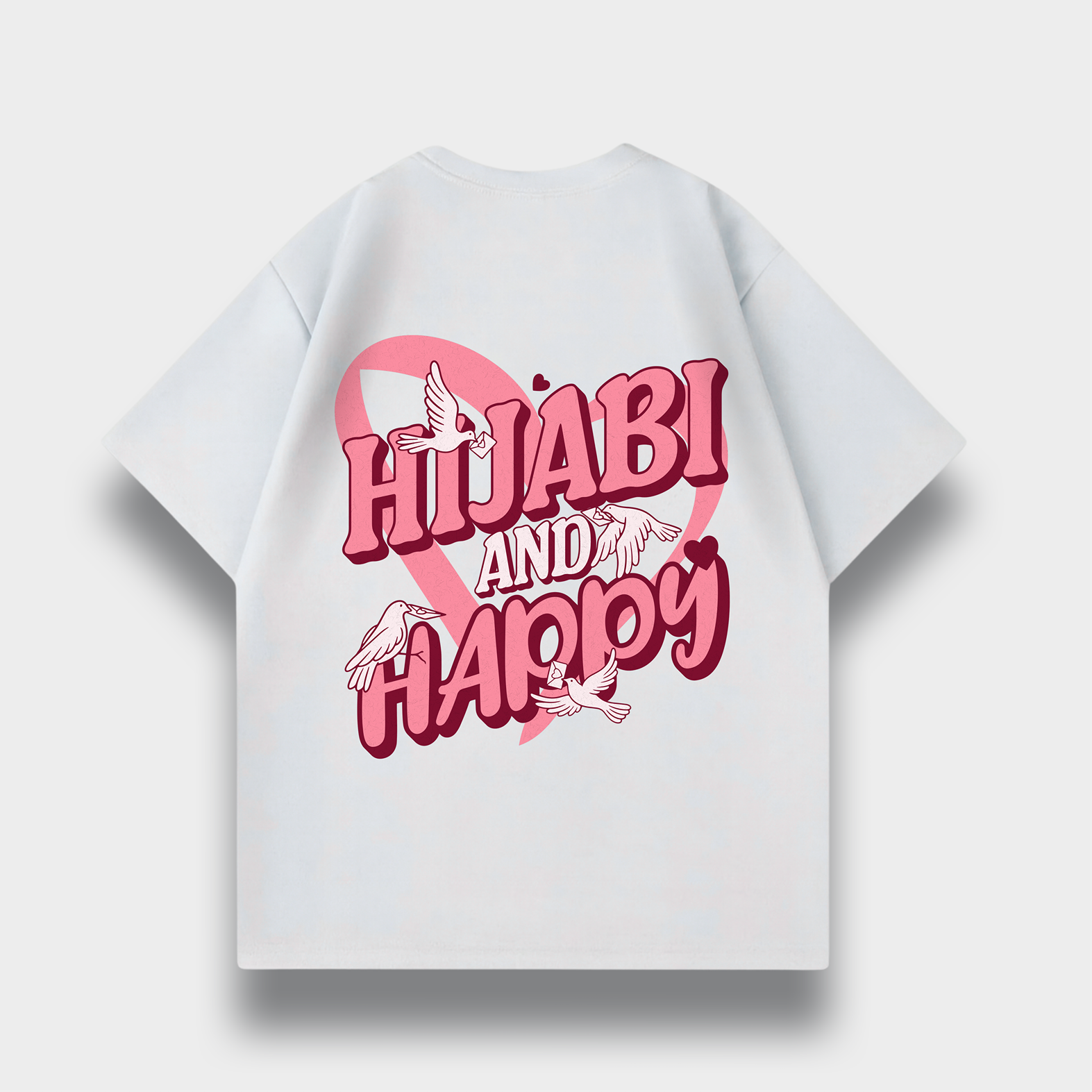 HIJABI & HAPPY OVERSIZED T-SHIRT