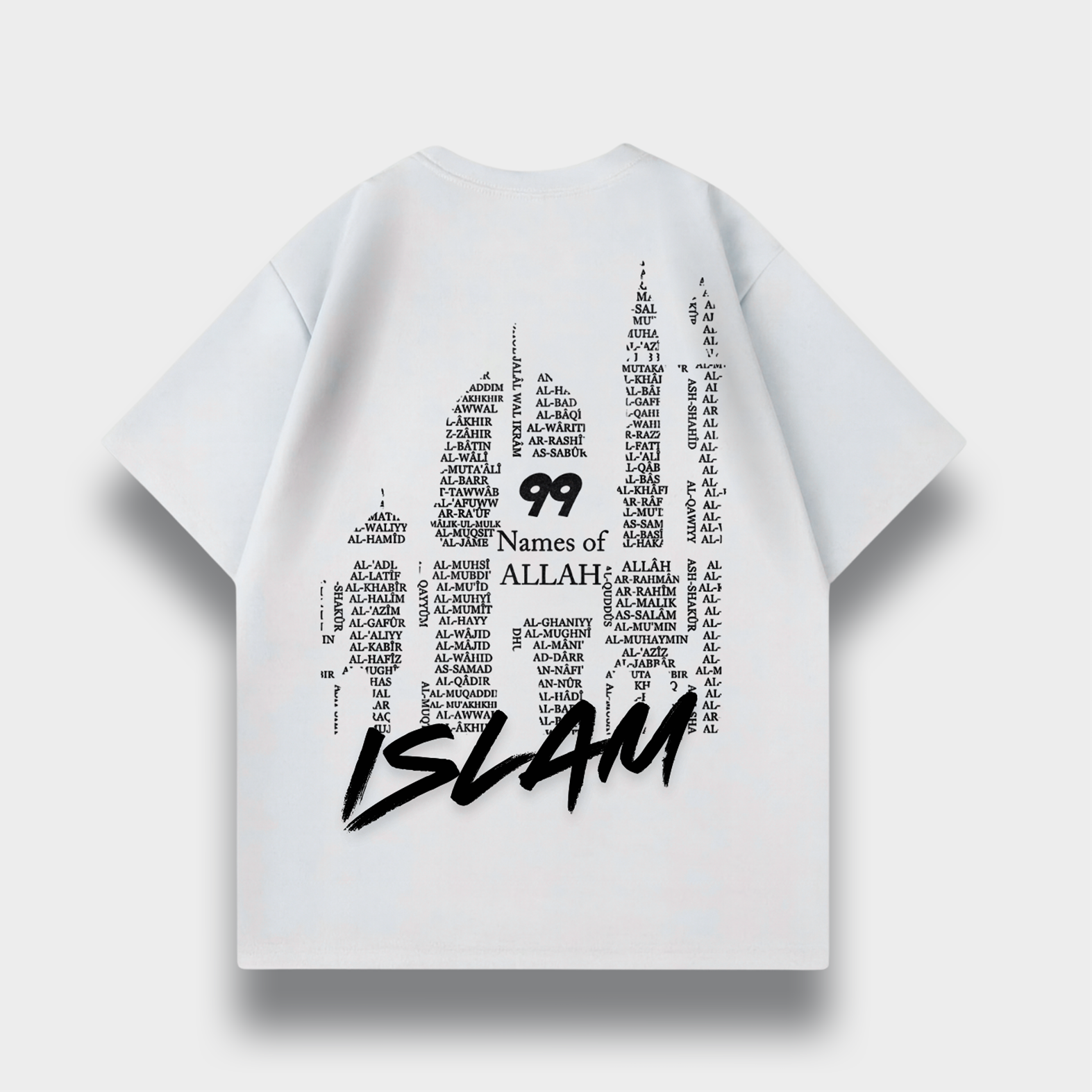 99 NAMES OF ALLAH OVERSIZED T-SHIRT