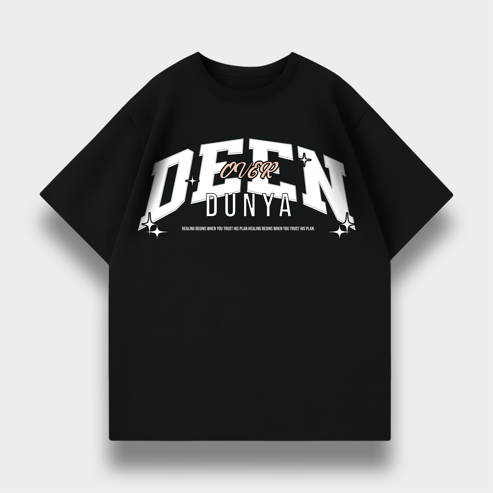 DEEN OVER DUNYA OVERSIZED T-SHIRT
