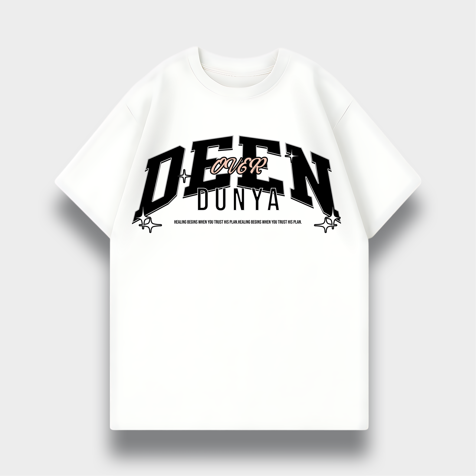 DEEN OVER DUNYA OVERSIZED T-SHIRT