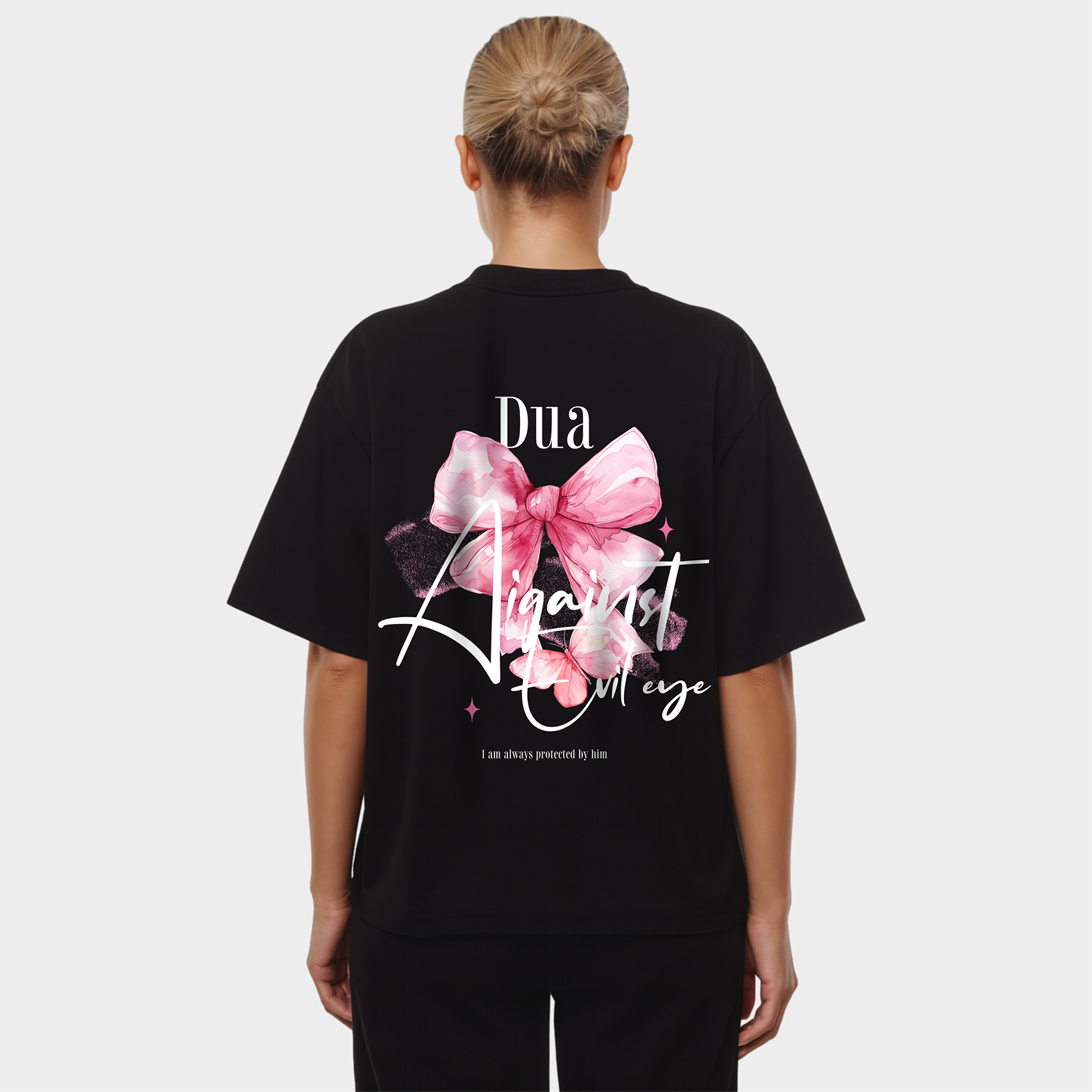 DUA AIGAINST EVIL EYE OVERSIZED T-SHIRT
