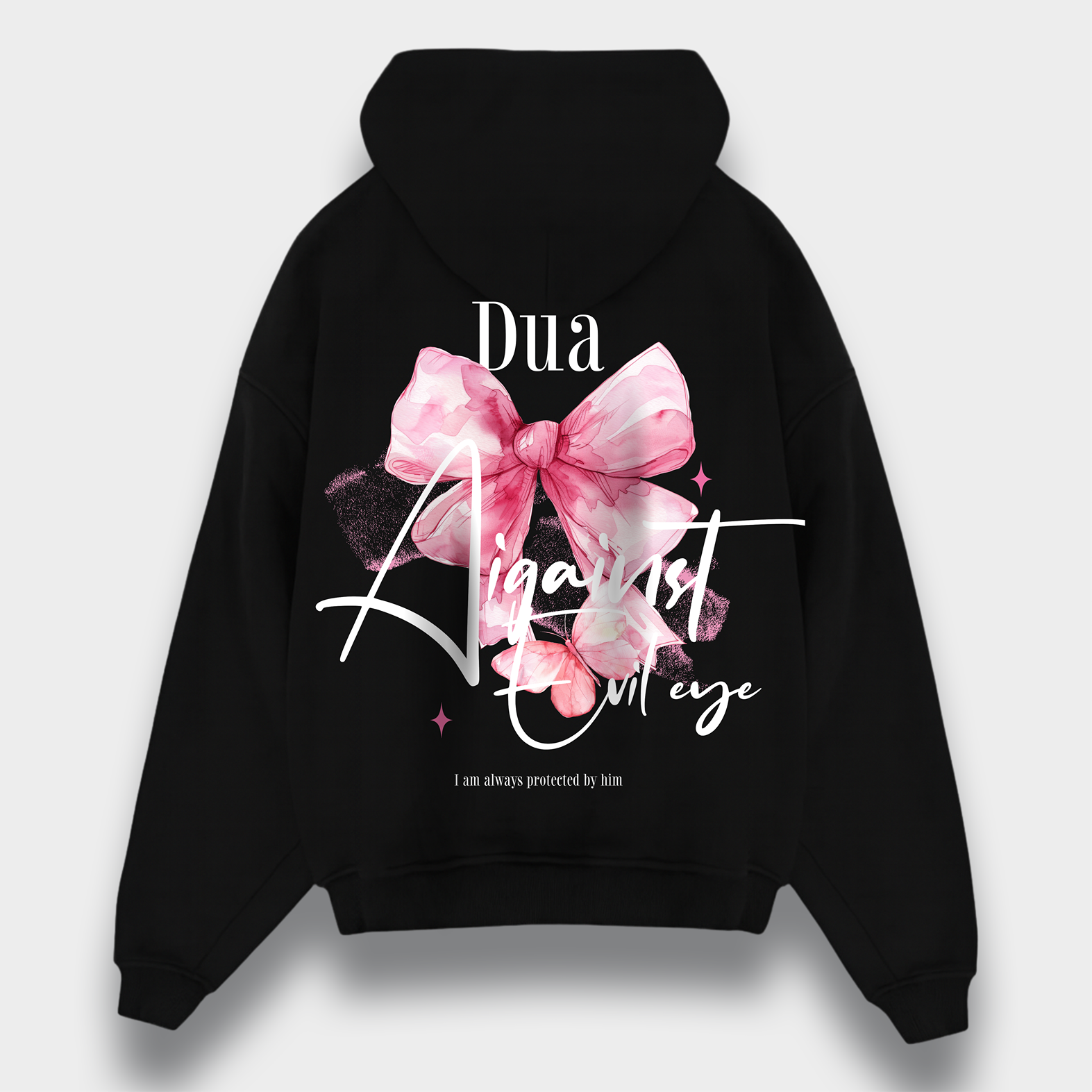 DUA AIGAINST EVIL EYE OVERSIZED HOODIE