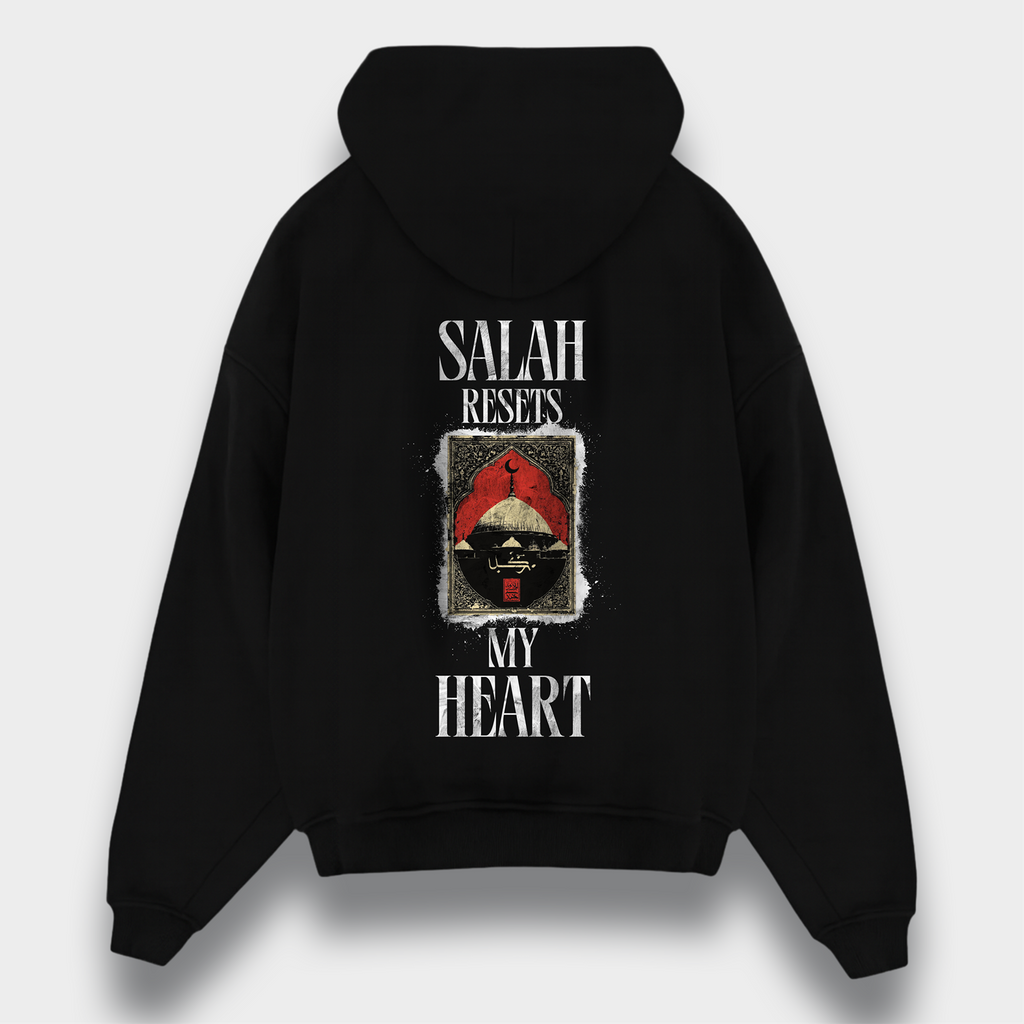 SALAH RESETS MY HEART OVERSIZED HOODIE