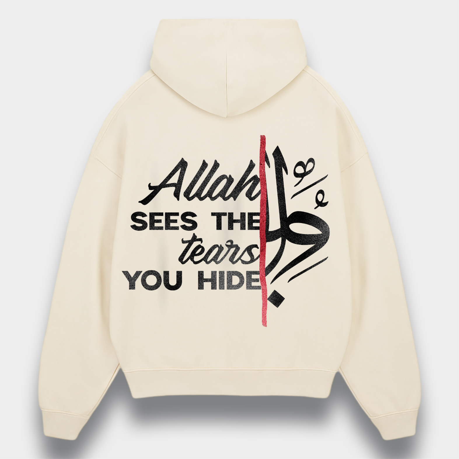 THE TEARS YOU HIDE OVERSIZED HOODIE