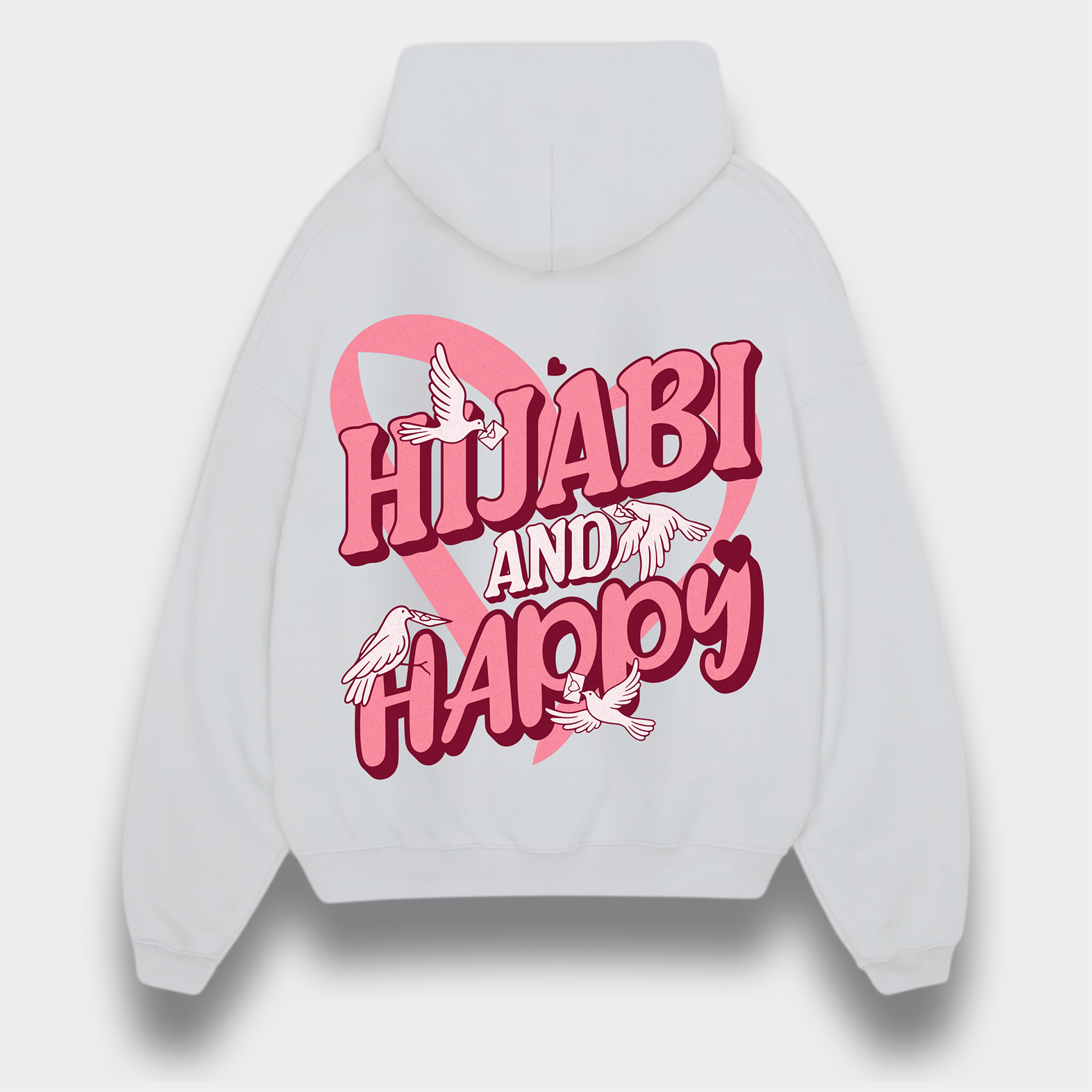 HIJABI & HAPPY OVERSIZED HOODIE