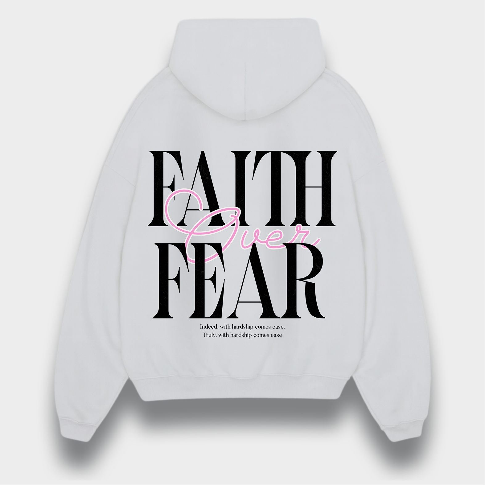 FAITH OVER FEAR OVERSIZED HOODIE