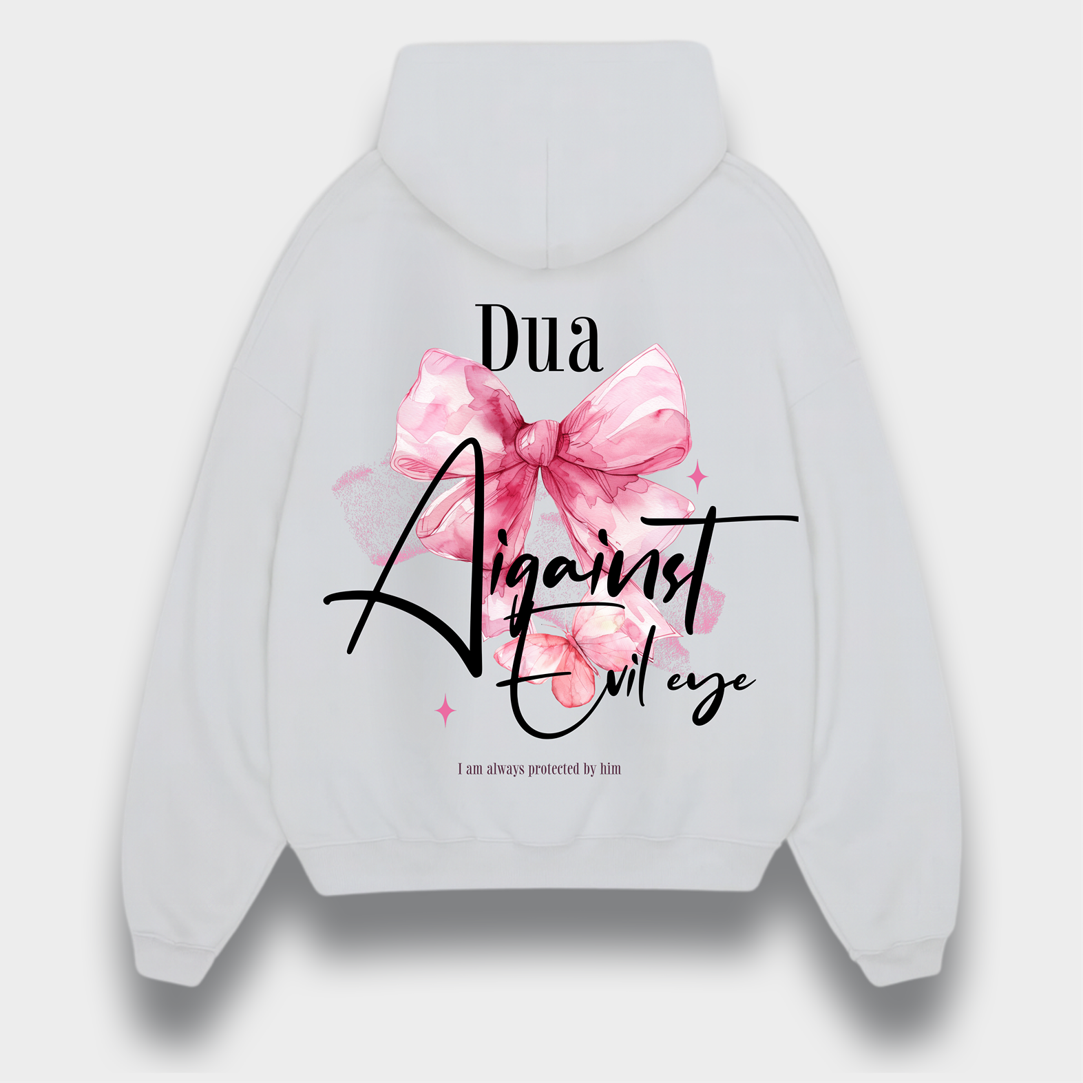 DUA AIGAINST EVIL EYE OVERSIZED HOODIE