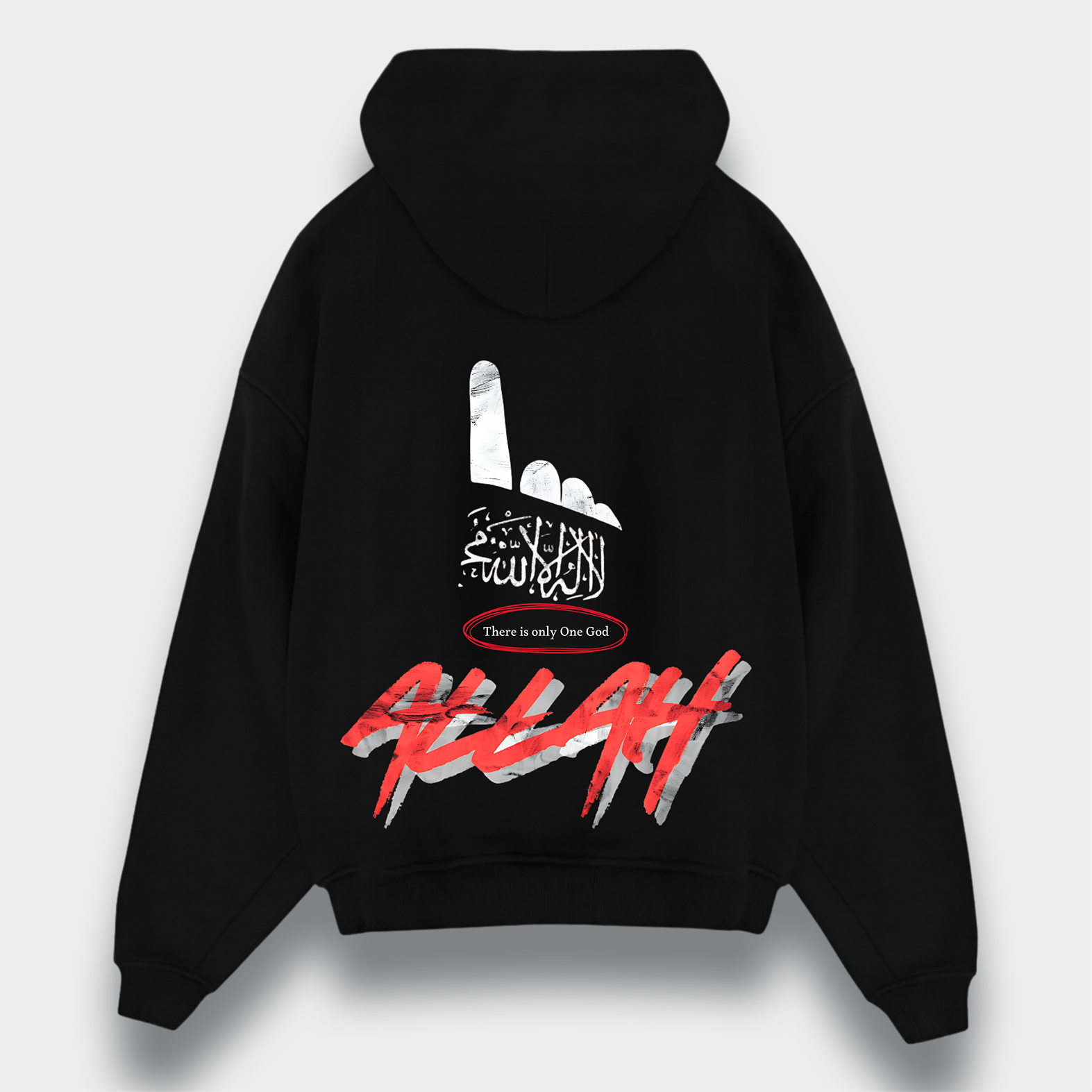 THERE IS ONLY ONE GOD HEAVY ZIPPER