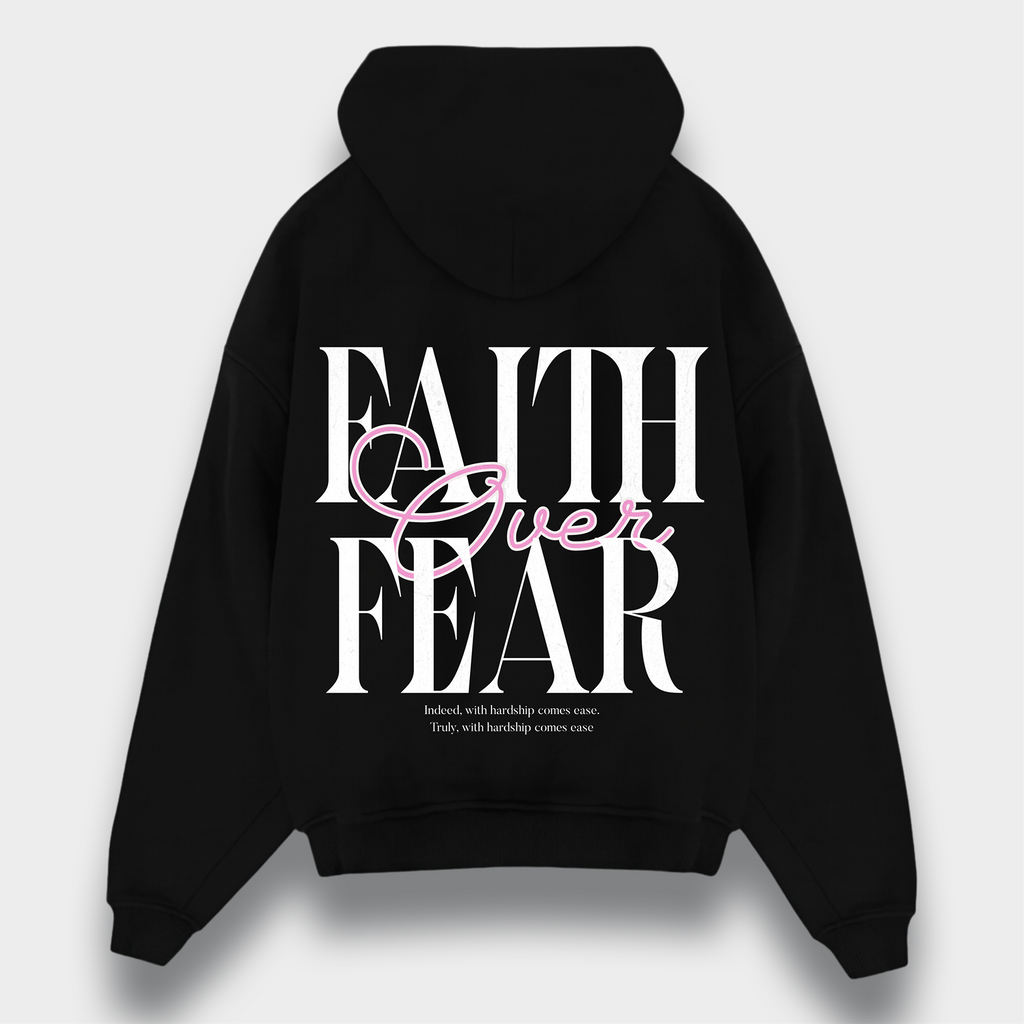 FAITH OVER FEAR HEAVY ZIPPER