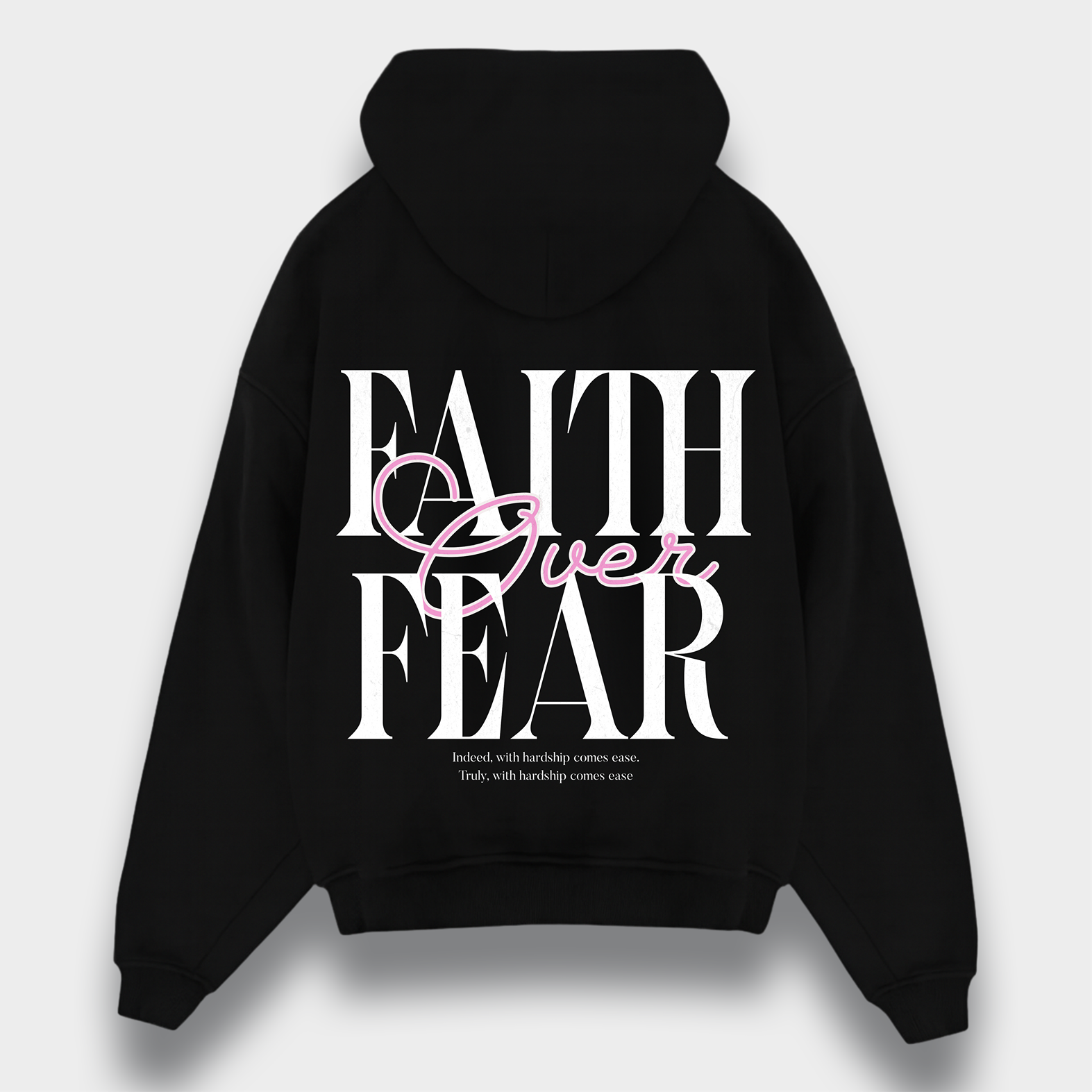 FAITH OVER FEAR HEAVY ZIPPER