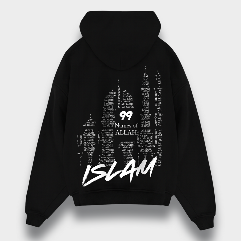99 NAMES OF ALLAH HEAVY ZIPPER