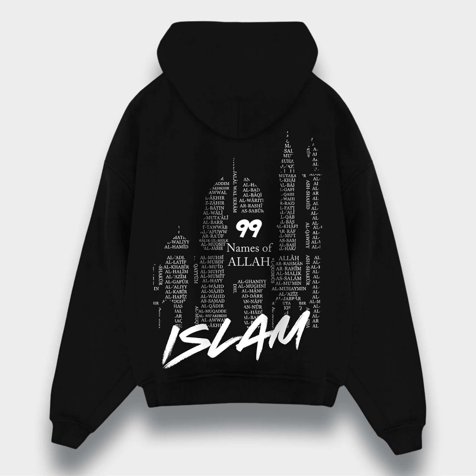 99 NAMES OF ALLAH HEAVY ZIPPER