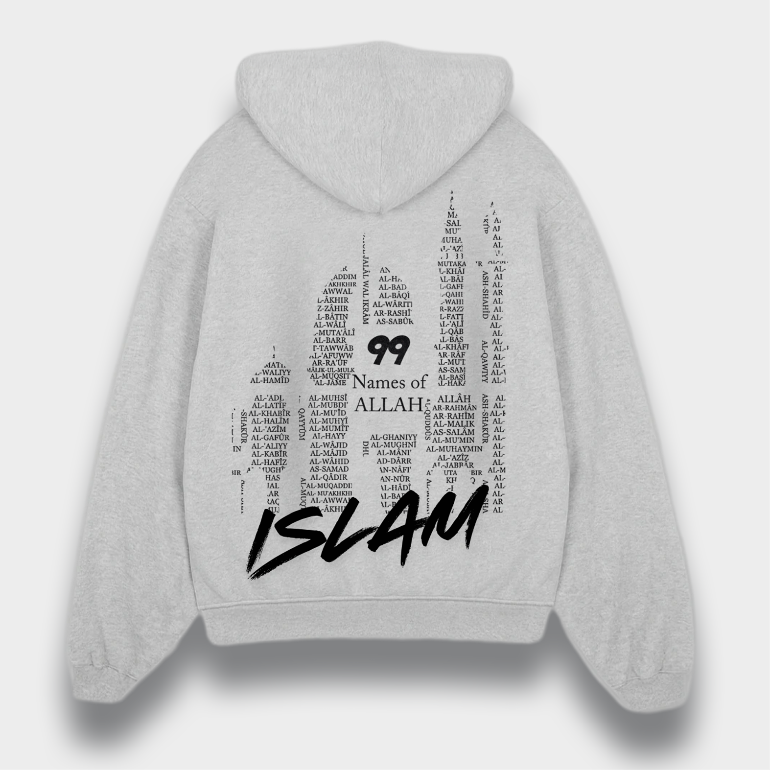 99 NAMES OF ALLAH HEAVY ZIPPER