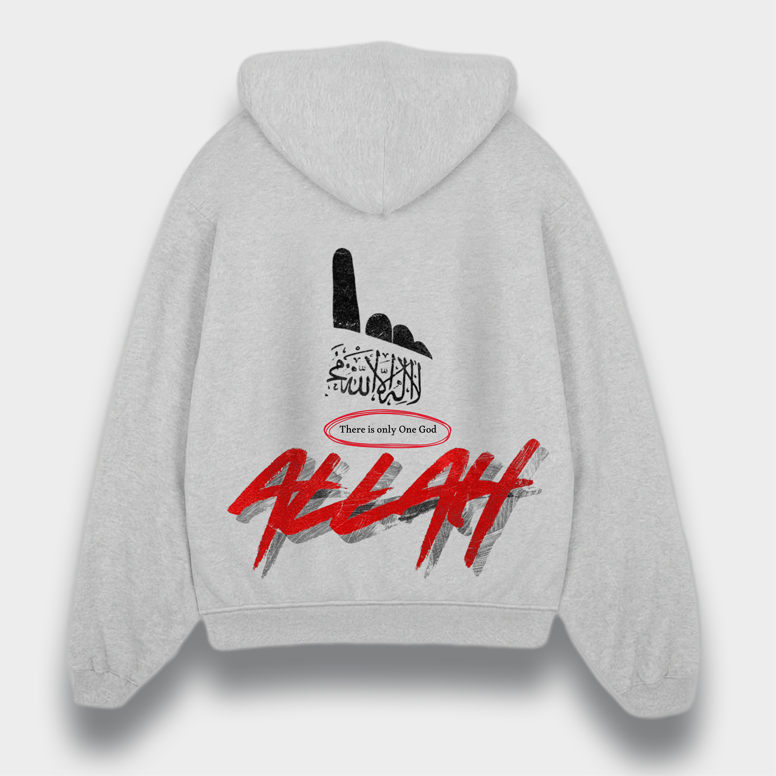 THERE IS ONLY ONE GOD HEAVY ZIPPER