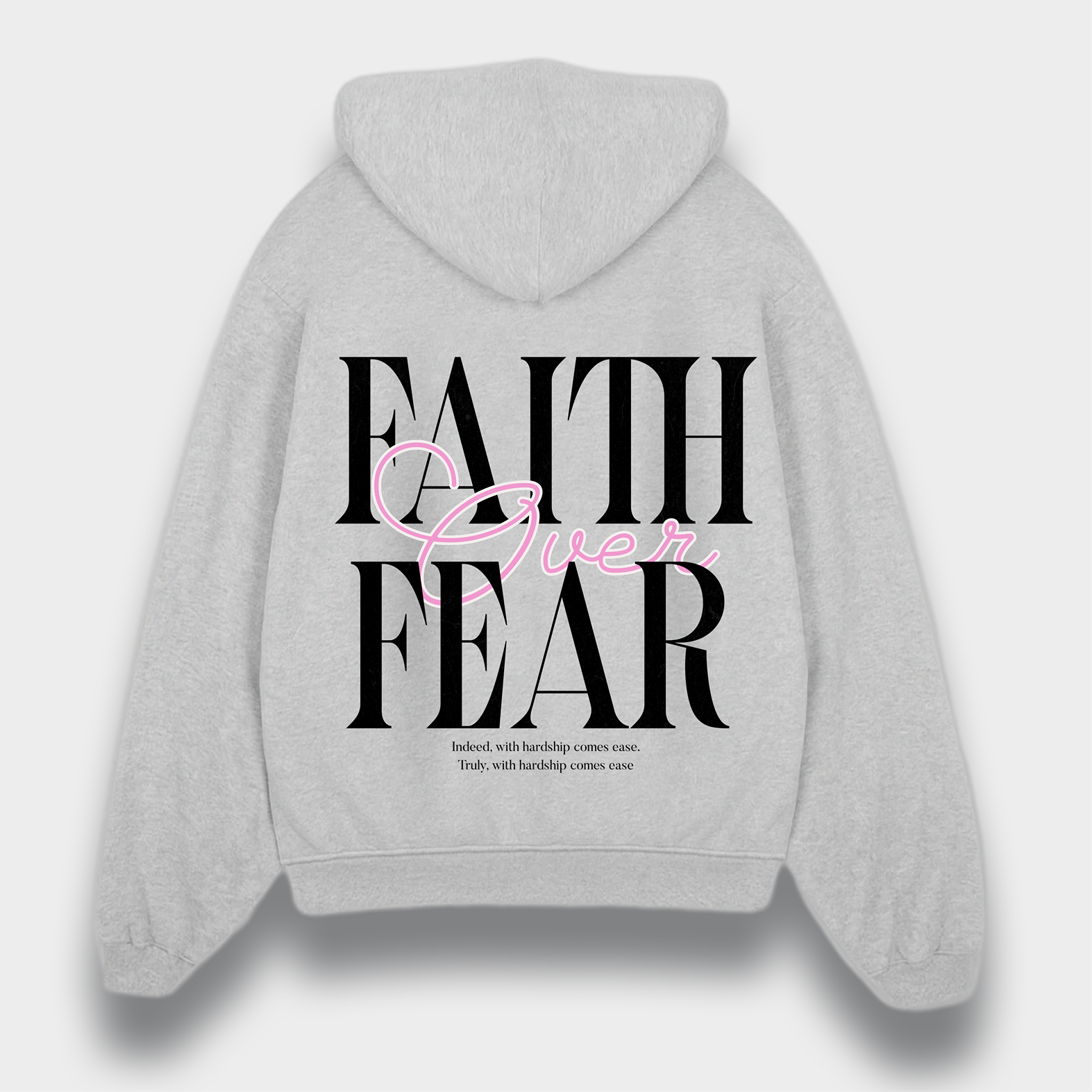 FAITH OVER FEAR HEAVY ZIPPER