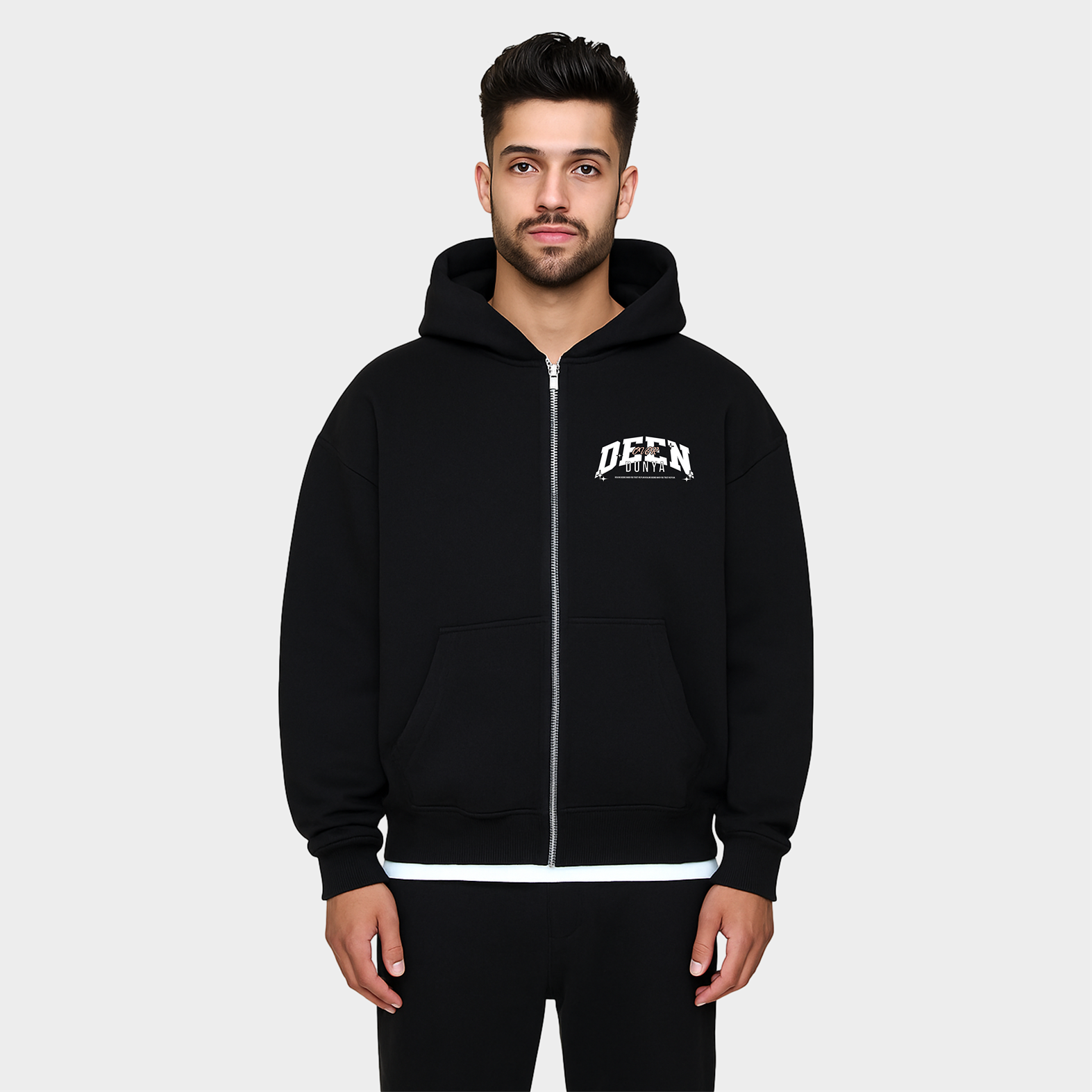 DEEN OVER DUNYA HEAVY ZIPPER