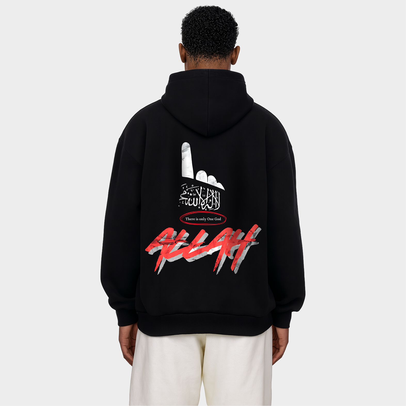 THERE IS ONLY ONE GOD HEAVY ZIPPER