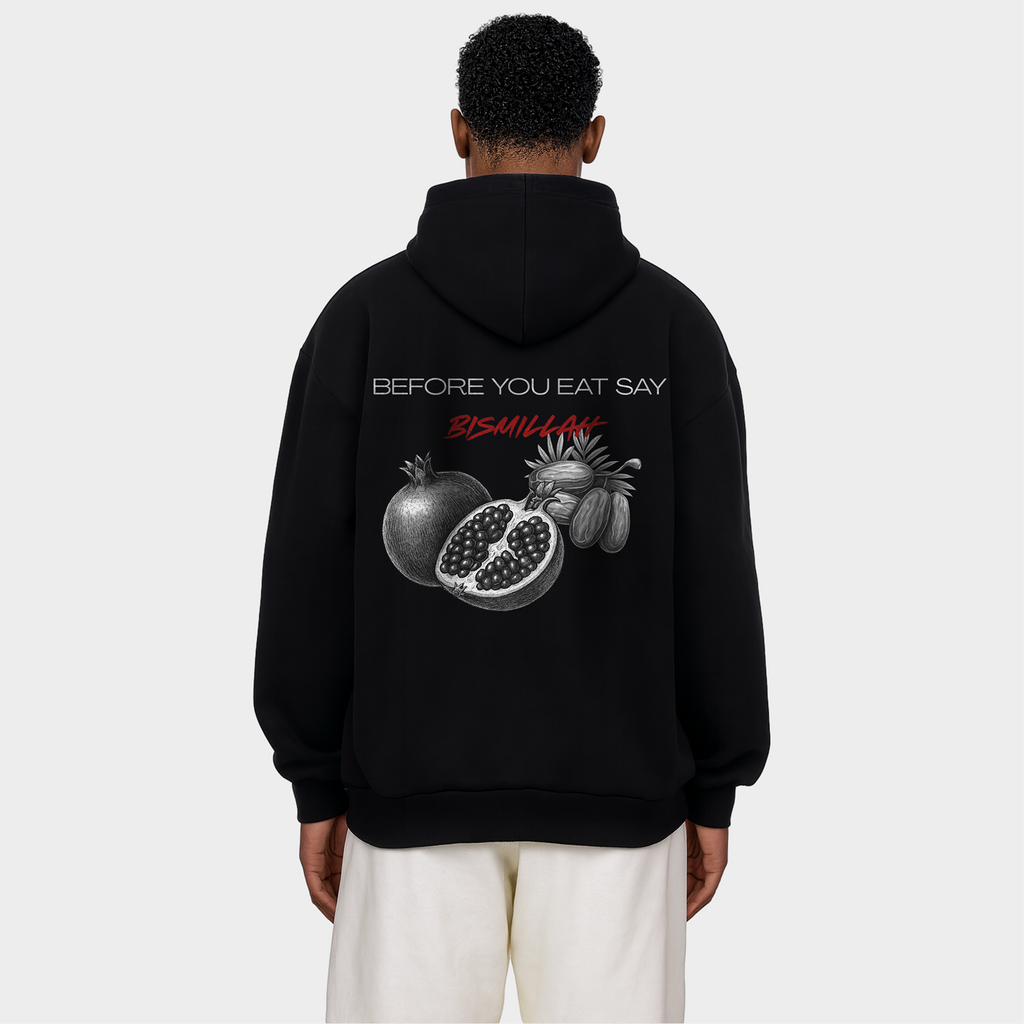 BEFORE YOU EAT SAY BISMILLAH HEAVY ZIPPER