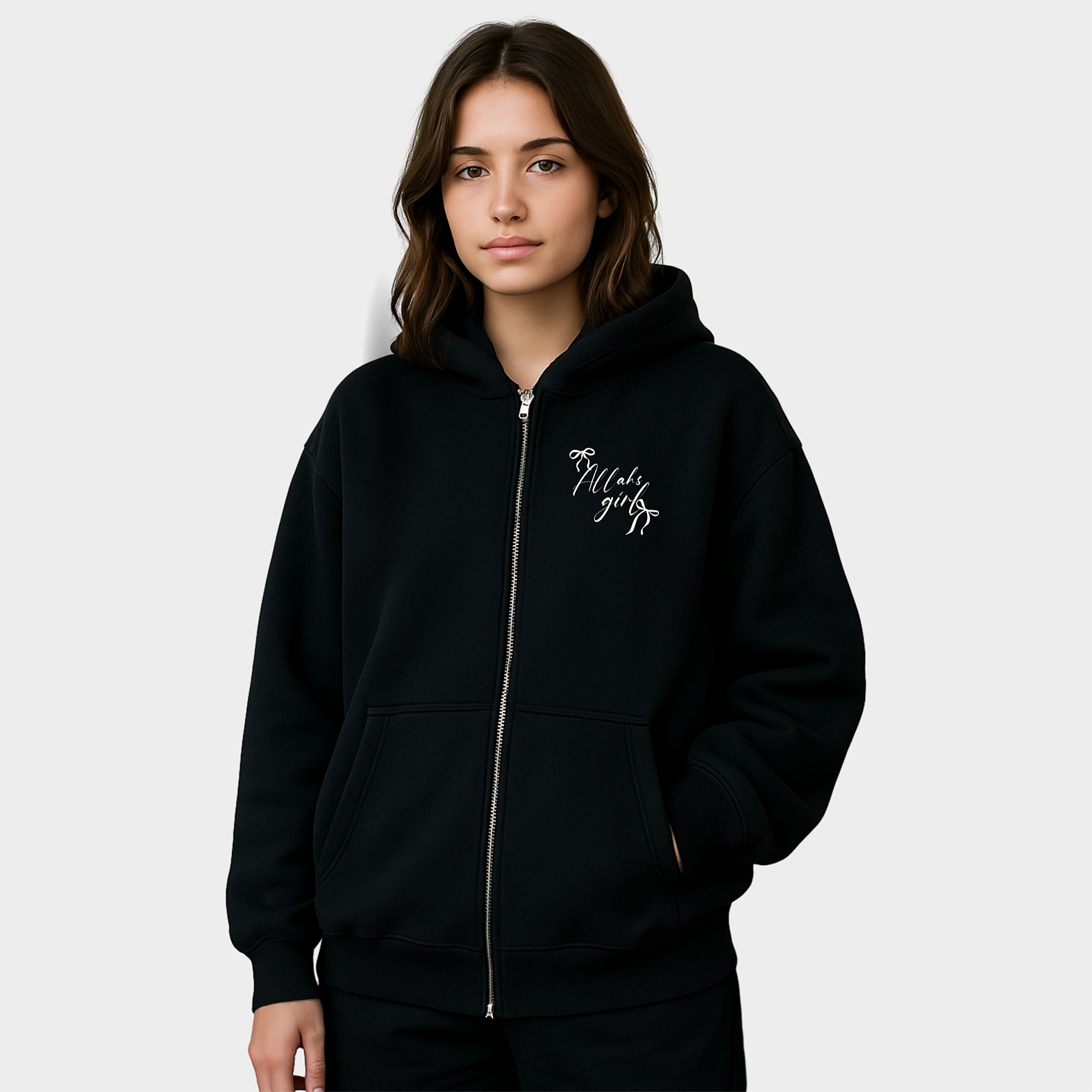 ALLAHS GIRL HEAVY ZIPPER