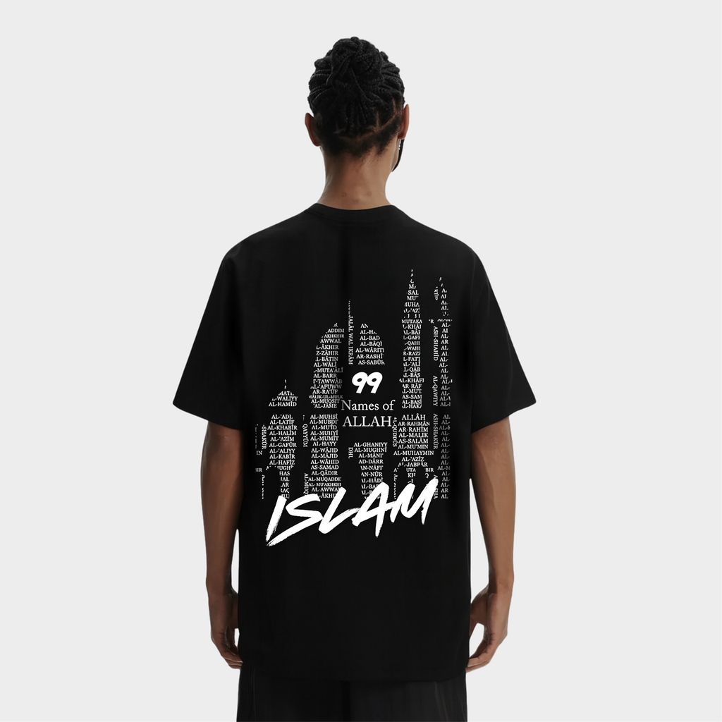 99 NAMES OF ALLAH OVERSIZED T-SHIRT