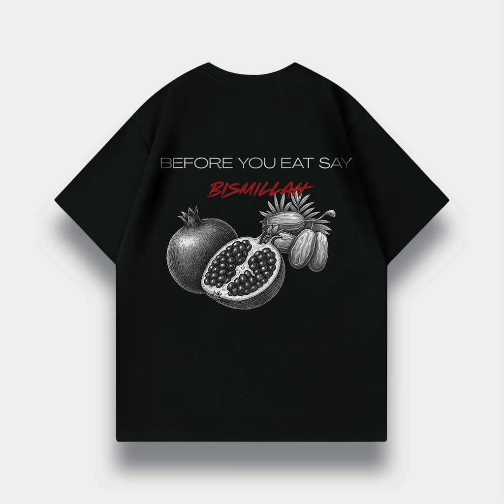 BEFORE YOU EAT OVERSIZED T-SHIRT