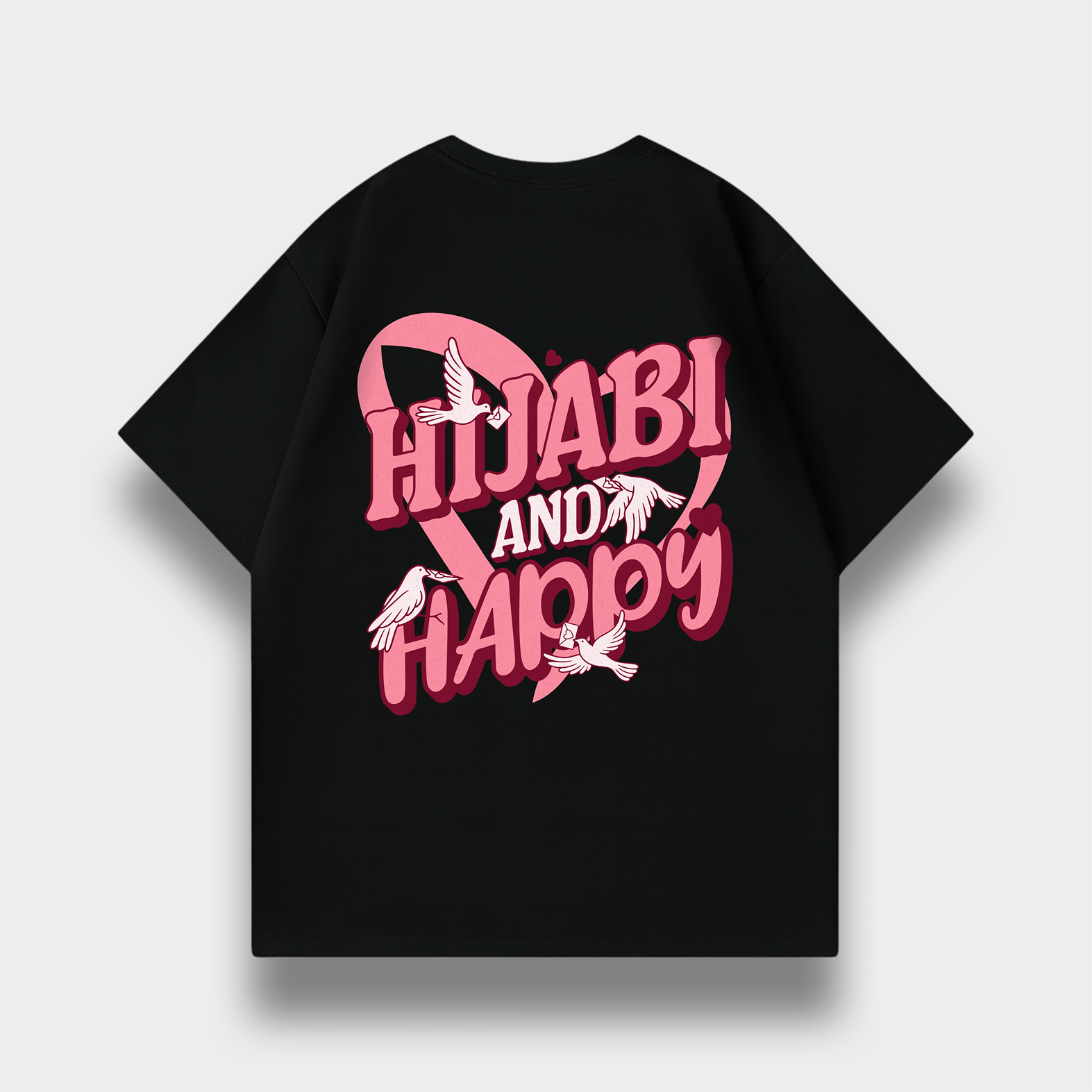 HIJABI & HAPPY OVERSIZED T-SHIRT