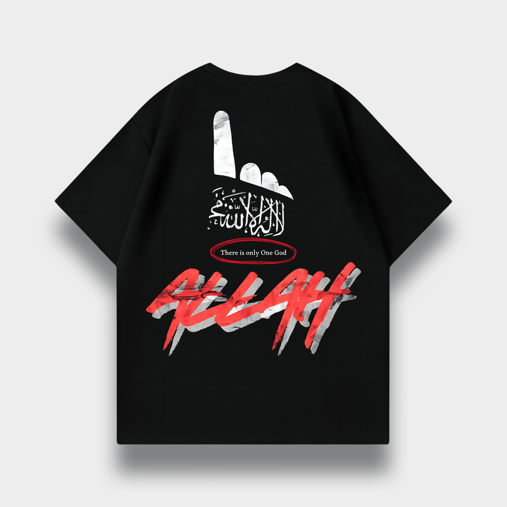 THERE IS ONLY ONE GOD OVERSIZED T-SHIRT